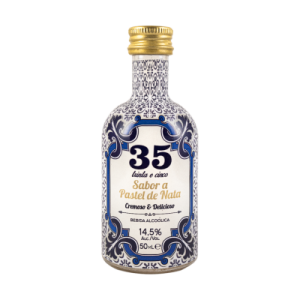 Licor 35 - Sabor a Pastel de Nata Miniatura 50cl