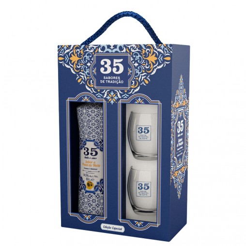 Licor 35 - Sabor a Pastel de Nata | Pack Tradição